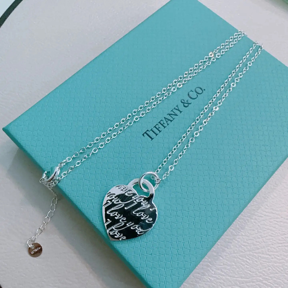 Tiffany & Co. Heart Letter Necklace